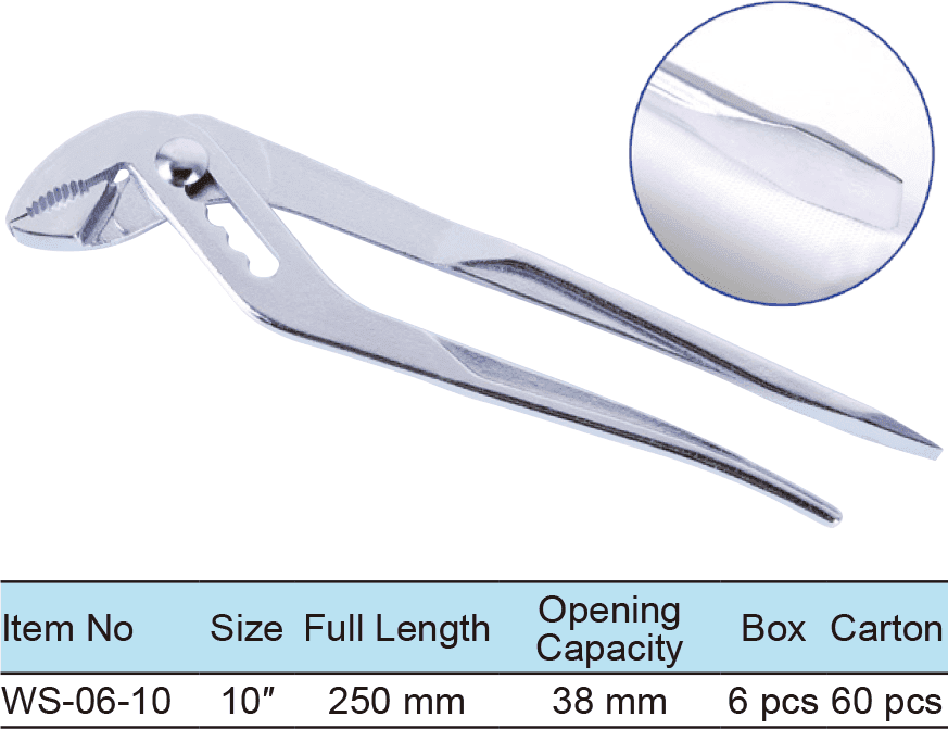 Groove Joint Pliers, With Function of Slotted Screw Driver(图1)