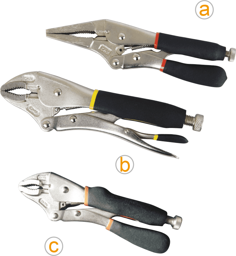 Locking Pliers, Double PVC Dipped Handle(图1)